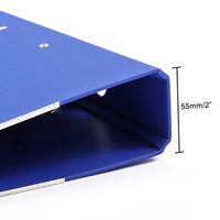 Foska A4 FC 55mm et 75mm de largeur arrière Classeur à levier multi-usage pour l'archivage de bureau avec classeur à levier de 2 pouces et 3 pouces