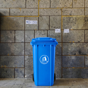 Lớn Thùng rác bin cho dư chất thải mạnh mẽ vật liệu nhựa với bánh xe ngoài trời Thùng rác bin cho khu vực công cộng xử lý chất thải - Product Image 6