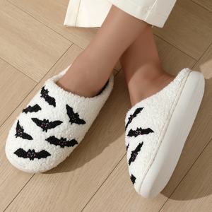 Pantuflas de felpa suaves para invierno, de diseño exclusivo para interior y exterior, cómodas para el hogar, con logotipo personalizado, novedad con mayorista. - Product Image 4