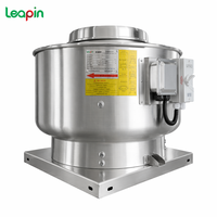 Extracteur de fumée professionnel pour cuisine commerciale, ventilateur centrifuge de toit à soufflage ascendante, version double 50Hz/60Hz