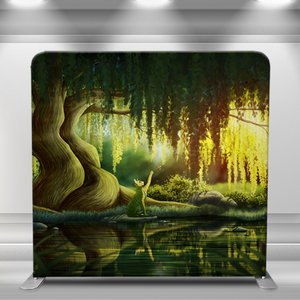 Tessuto di tensione personalizzato Trade Show Banner da parete 8x8 ft sfondo Stand - Product Image 4