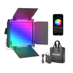 <span class=keywords><strong>Neewer</strong></span> <span class=keywords><strong>LED</strong></span> Panel Light <span class=keywords><strong>RGB</strong></span> 660 Pro II Lot de 2 Panneaux <span class=keywords><strong>LED</strong></span> Lampe Vidéo Lumière Colorée pour Appareil Photo Studio Photo Lampe d'Appoint Diffusion en Direct - Product Image 1