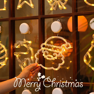 Décoration <span class=keywords><strong>de</strong></span> Noël LED <span class=keywords><strong>Flocon</strong></span> <span class=keywords><strong>de</strong></span> Neige Lumineux à Suspendre avec Ventouse pour Fenêtre Maison Noël Navidad 2025 Nouvel An - Product Image 3