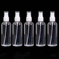Bouteilles pulvérisatrices transparentes en PET ambre et blanc pour cosmétiques, shampoings, lotions et perruques – 10ml, 20ml, 30ml, 50ml