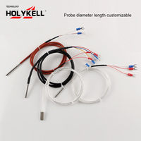 Capteur de température de la sonde rtc en acier inoxydable, résistance thermique personnalisée, 1 pièce