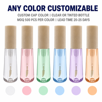 Tube vide 3,5g en ABS pour laque à lèvres, contenant cosmétique, emballage de rouge à lèvres, personnalisable OEM, décoré haut de gamme, avec tampon privé