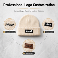 Bonnet personnalisé avec logo, bonnet d'hiver chaud en tricot pour femmes, hommes, unisexe, avec revers côtelé, vente en gros, service OEM ODM