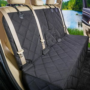 Funda Protectora para Asiento Trasero de Coche para Perros, Impermeable, Lavable, Compatible con el Reposabrazos del Coche - Product Image 1