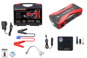 NCFKOS Portable <strong>Mini</strong> Jump Starter with 12V Lithium <strong>Battery</strong> Power Bank with air Compressor <strong>Booster</strong> Charger for Car Jump Starter - Product Image 4