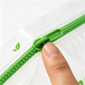 Transparent Self Seal <b>Plastic</b> Bags Heat Seal Food Packaging Pouches Recyclable Custom Printed for Bakery and <b>Kitchen</b> - Product Image 4