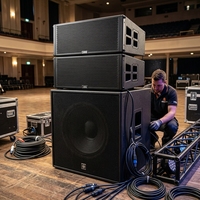 Système de sonorisation professionnel pour scène, haut-parleur large bande, sonorisation PA pour concert, spectacle en direct, église, club, événement