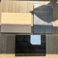 Panneau de contreplaqué mélaminé hydrofuge 1220*2440*12mm 15mm 18mm avec face en PET et panneau MDF mélaminé