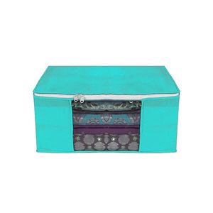 Bolsa de almacenamiento de Sari transparente de alta calidad hecha a mano para mujer - Product Image 1