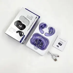 Casque Bluetooth OWS-80 ultra longue durée de vie véritable fonction d'affichage numérique sans fil à faible consommation Tendance Nouveaux écouteurs de sport