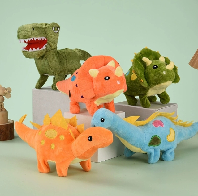 Electric Dinosaur Toy Plush Electronic Pet That Can Bark and Walk