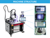 Machine de soudage au laser à fibre de gaine d'endoscope médical de haute précision pour les articulations du genou/de l'épaule/de la hanche/des doigts en acier inoxydable