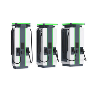 Nuevo Cargador de Vehículos Eléctricos de 60KW, Montado en el Suelo, con Doble Conector EVSE Comercial CCS1/CCS2/CHAdeMO/GB/T, Pantalla Táctil de 7 Pulgadas, Carga Rápida - Product Image 2