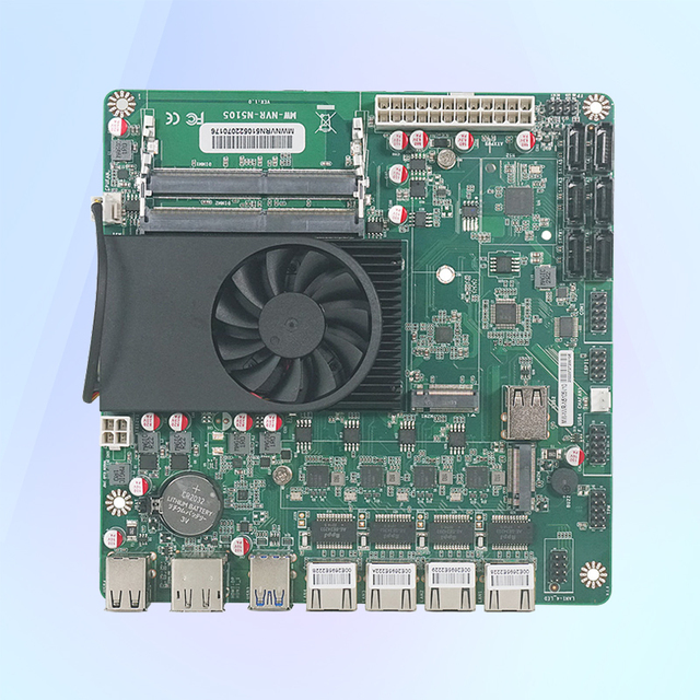 4X2.5Gbe 2Xm.2 6Xsata Slot Nvr Ddr4 N5105 Home Nas 4 Cores 4 Threads Micro Mini-Itx Mini Itx Diy Motherboard