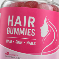Échantillon Gratuit Bonbons Gommeux Sans Gluten en Forme d'Ours Multivitamines Beauté Croissance Capillaire Saine Peau Ongles Adultes 100% Végétalien Naturel Nouveau-né