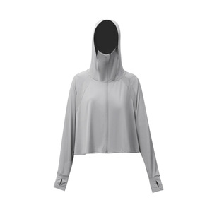 Nouvelle tenue de cyclisme d'été pour femme en soie glacée, protection solaire UPF50+ anti-UV, fine, respirante et coupe ample - Product Image 1