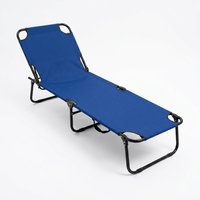 Chaise pliante portable en tissu Oxford 600D légère avec structure en acier à 3 pieds pour extérieur, hôtel, école