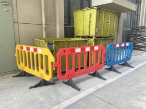 Hàng rào Quản Lý Giao Thông Đường Bộ bằng nhựa màu xanh/vàng/đỏ cho an toàn đường bộ hàng rào giao thông tạm thời - Product Image 6
