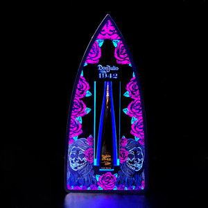 Presentador de Botella de <span class=keywords><strong>Tequila</strong></span> Don Julio <span class=keywords><strong>1942</strong></span> Personalizado, con Patrón de Rosas, Luz LED, Iluminado, de Metal y Acrílico, para Fiestas y Discotecas - Product Image 2