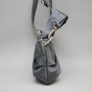 Lady Trendy Multi Functional Plain Magnetic Button Gray <b>Women</b> <b>Handbags</b> Long Webbing <b>Small</b> Cheap Shoulder <b>Handbags</b> - Product Image 4