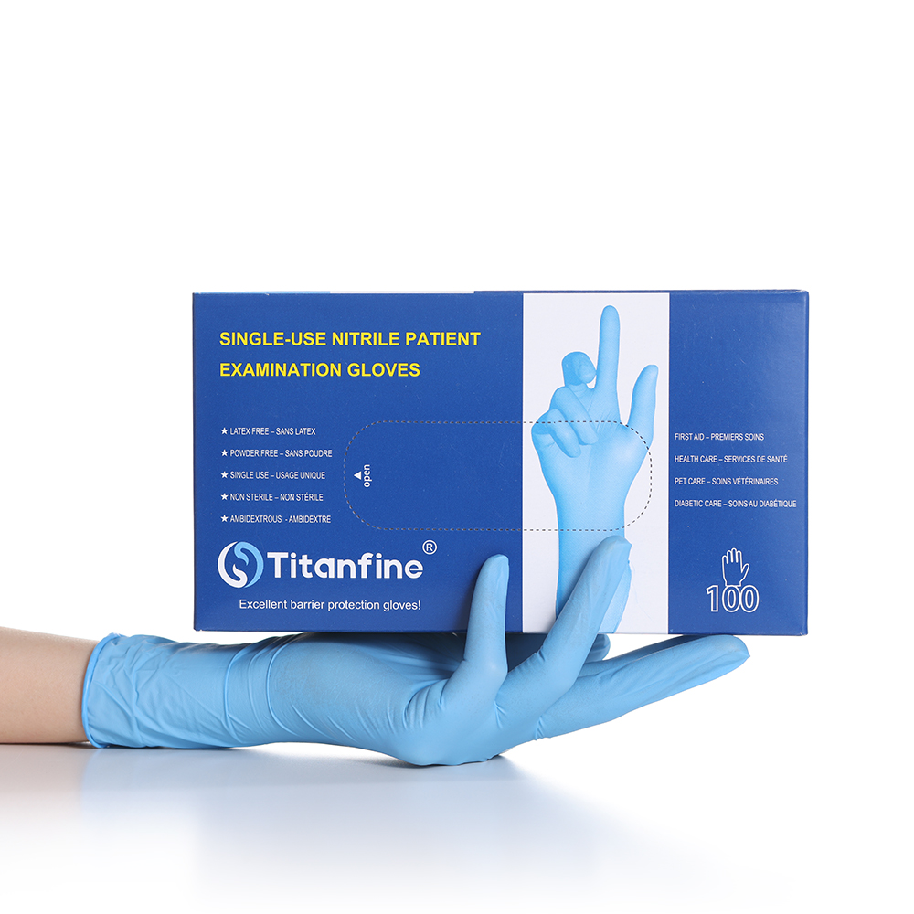 Wholesale Disposable Dental Safety Examination Rubber Nitrile Glove Surgical Medical Nitrile Gloves