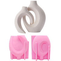 Moule en Silicone Style Nordique "Ins" pour Vase, Béton, Plâtre, Pot de Fleurs DIY, Décoration d'Intérieur, Moule en Céramique