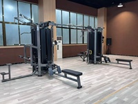 Promotion : Équipement de gym commercial personnalisable, multi-stations (4 ou 5 postes), type Jungle Gym