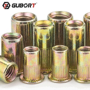 Tuerca Remachable GUBORT de Cabeza Plana, Acero con Bajo Contenido de Carbono, Zincado, Autosegurante, Grado A, Nivel 4 - Product Image 1