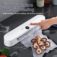 Mesin Penyegel Vakum Mini Portabel Stainless Steel 110W Elektrik Otomatis dengan Perlindungan Panas Berlebih untuk Rumah