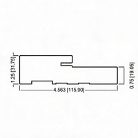 Jamba de puerta de madera con veta de madera de 4-9/16 pulgadas, marco de madera para puerta, jamba de madera, puerta y jambas hechas de madera de narra