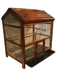 Diseño Atractivo 	 Jaulas Plegables para Mascotas, Jaula de Madera para Pájaros, Jaulas Grandes para Pericos, Jaula de Cría de Aves - Product Image 2