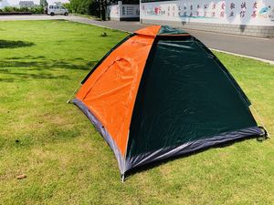 Usine Directe Vente En Plein Air Camping Tente Touristique de Rapide-ouverture Automatique 3-4 Personnes Jeter Tentes Camping Double porte Tente De Printemps - Product Image 2