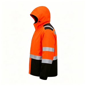 Veste de sécurité en nylon haute visibilité pour soudeurs, vêtements de sécurité réfléchissants en cuir avec réflecteur - Product Image 2