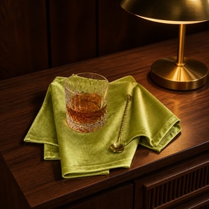 Nappe rectangulaire en lin lavable couleur personnalisée, unie, teinte, lavable en machine, avec bord brodé, en flanelle, serviettes de table et sets de table en lin - Product Image 4