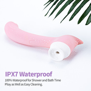 二合一魔杖按摩器阴蒂刺激吸盘女性成人性吮吸振动器性感玩具 - Product Image 5