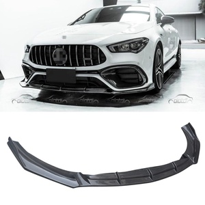 Pour Mercedes Benz W118 C118 CLA45 : Lame de pare-chocs avant, aileron latéral, séparateur, spoiler inférieur 2019+ - Product Image 1