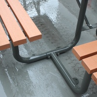 Ensemble de bancs de table de parc extérieurs imperméables et antirouille Gavin Park Furniture Factory