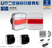 Nouveau kit d'éclairage multifonctionnel magnétique sans fil pour camion et remorque, étanche IP65, garantie 2 ans