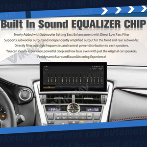 Radio de coche <span class=keywords><strong>Android</strong></span> 13 DE 10,25 pulgadas y 128GB para LEXUS NX NX200 NX200T 2015-2016, reproductor Multimedia Carplay, pantalla táctil de navegación GPS - Product Image 6