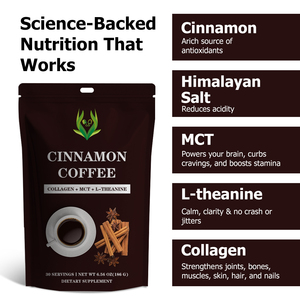 Café con Canela de Venta Caliente: Aumenta la Energía Diaria, Mejora el Enfoque, Energía Sostenida, Reduce el Apetito, Salud para Articulaciones y Movilidad, Cabello Saludable - Product Image 6