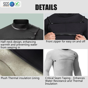 <span class=keywords><strong>Traje</strong></span> de <span class=keywords><strong>neopreno</strong></span> Yamamoto personalizado para <span class=keywords><strong>hombre</strong></span>, 3mm, 3/2mm, 4/3mm, cuerpo completo, pecho, cremallera, <span class=keywords><strong>traje</strong></span> de buceo, surf, natación, esnórquel, apnea - Product Image 3