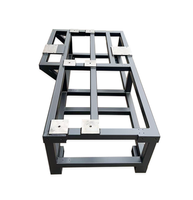 Structure de châssis en acier inoxydable pour fabrication de tôlerie robuste, soudage, découpe laser, atelier de tôlerie tubulaire