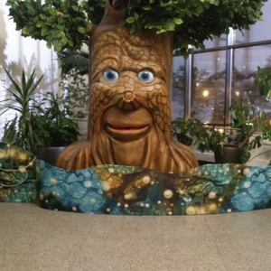 Modèle d'arbre parlant animatronique personnalisé réaliste, plante artificielle, décoration de Noël, arbre parlant robotisé, vente d'usine - Product Image 4