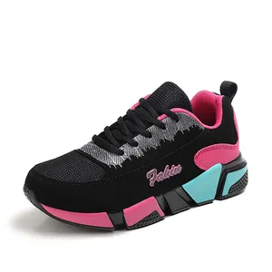 Kadın rahat spor ayakkabı yeni moda koşu ayakkabıları platform tenis toptan kadın spor ayakkabı