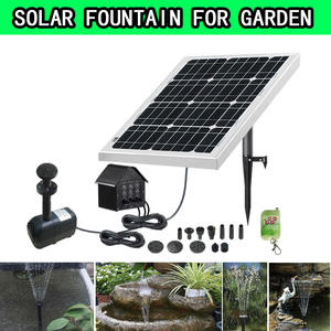 배터리 태양 풍경 정원 분수 정원 연못을위한 30W 야외 에너지 절약 태양열 분수 - Product Image 5