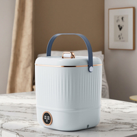 Petite machine à laver automatique mini turbo intégrée pour sous-vêtements, pantalons, chaussettes et serviettes, idéale pour les dortoirs